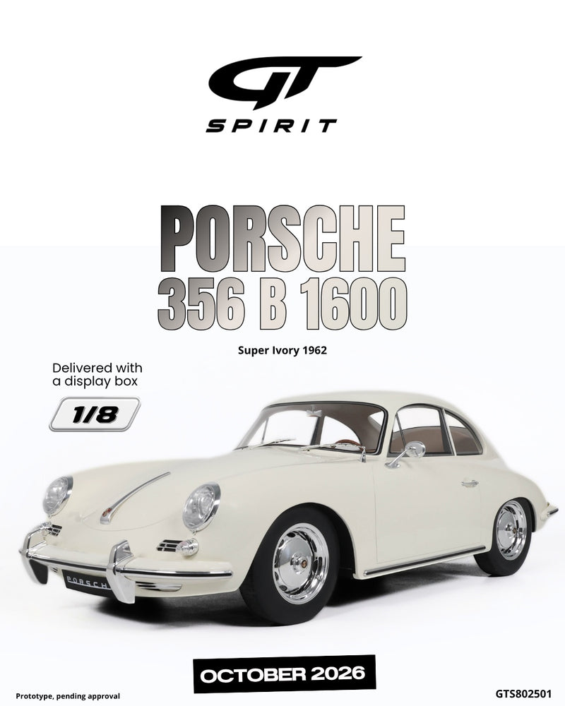 Load image into Gallery viewer, PORSCHE 356 B 1600 SUPER IVORY 1962 GT SPIRIT 1:8
