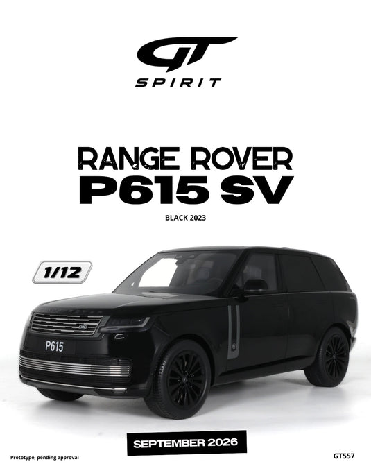 RANGE ROVER P615 SV BLACK 2023 GT SPIRIT 1:12