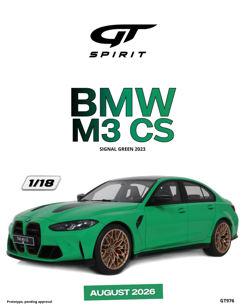 Chargez l'image dans la visionneuse de la galerie, BMW M3 CS SIGNAL VERT 2023 GT SPIRIT 1:18

