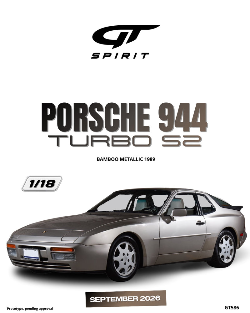 Load image into Gallery viewer, PORSCHE 944 TURBO S2 BAMBOO METALLIC 1989 GT SPIRIT 1:18

