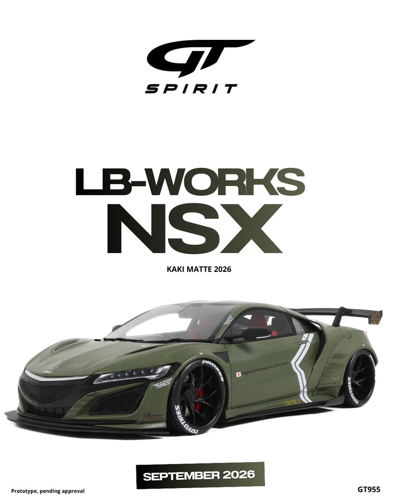 Chargez l'image dans la visionneuse de la galerie, HONDA NSX LB-WORKS KAKI 2026 GT SPIRIT 1:18
