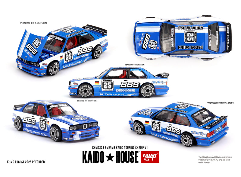 Load image into Gallery viewer, Bmw M3 (E30) KAIDO TOURING CHAMP V1 1989 MINI GT 1:64
