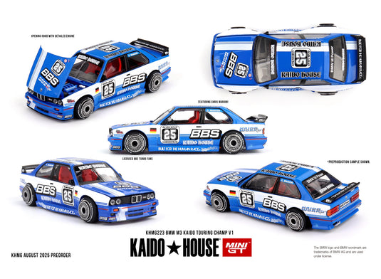 Bmw M3 (E30) KAIDO TOURING CHAMP V1 1989 MINI GT 1:64