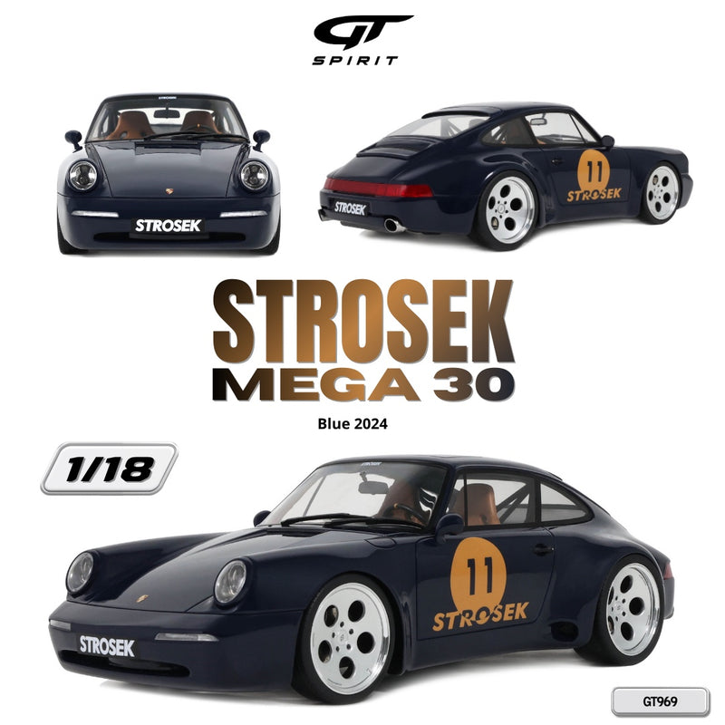 Load image into Gallery viewer, PORSCHE STROSEK MEGA 30 BLUE 2024 GT SPIRIT 1:18
