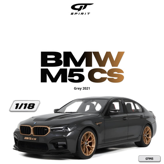 Bmw M5 CS GREY 2021 GT SPIRIT 1:18