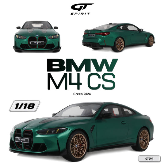 Bmw M4 CS GROEN 2024 GT SPIRIT 1:18