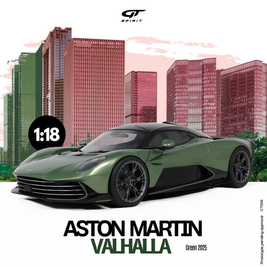 Aston Martin VALHALLA GREEN 2025 GT SPIRIT 1:18