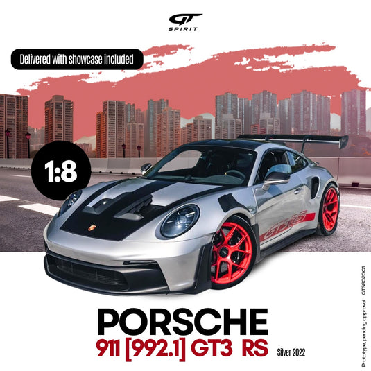 PORSCHE 911 [992.1] GT3 RS SILVER 2022 GT SPIRIT 1:8