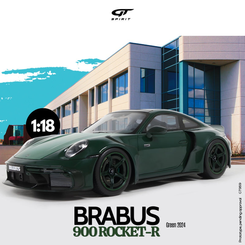 Load image into Gallery viewer, Porsche BRABUS 900 ROCKET-R GREEN 2024 GT SPIRIT 1:18
