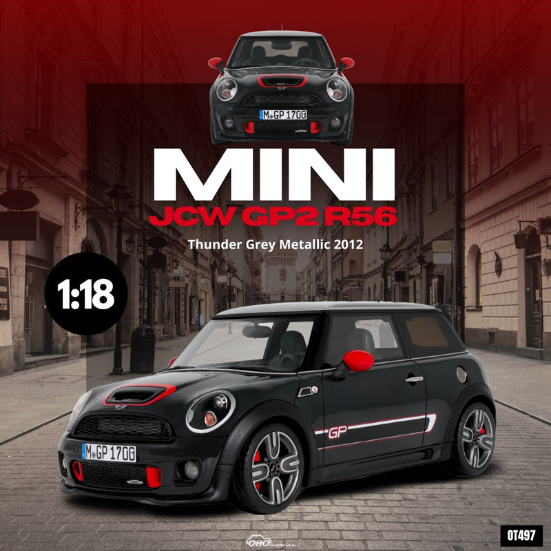 Load image into Gallery viewer, MINI COOPER JCW GP2 R56 THUNDER GREY METALLIC 2012 OTTOmobile 1:18
