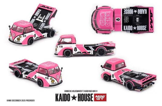 Volkswagen T1 KAIDO RAD VAN V1 1972 MINI GT 1:64