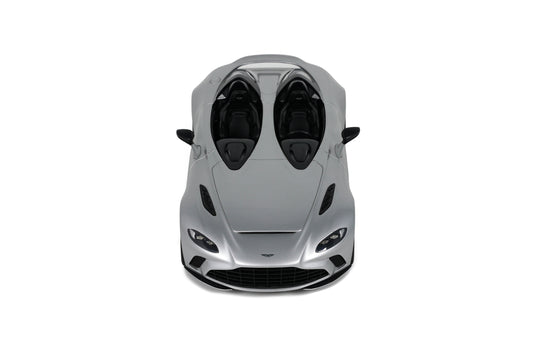 Aston Martin V12 SPEEDSTER 2021 ARGENTÉ GT SPIRIT 1:18