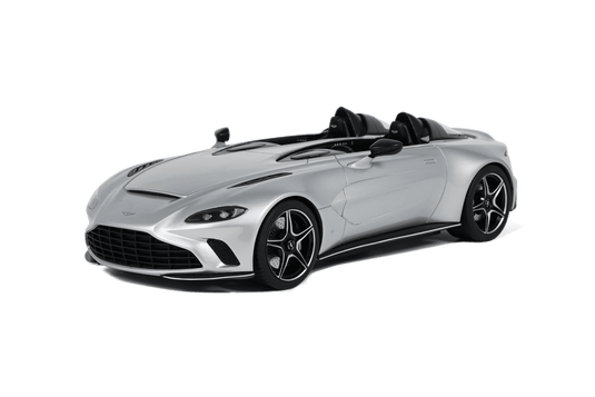 Aston Martin V12 SPEEDSTER 2021 ARGENTÉ GT SPIRIT 1:18