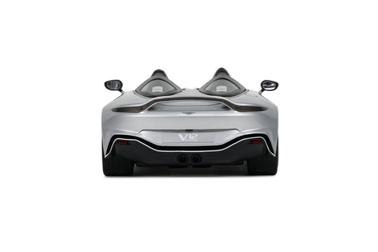 Aston Martin V12 SPEEDSTER 2021 ARGENTÉ GT SPIRIT 1:18