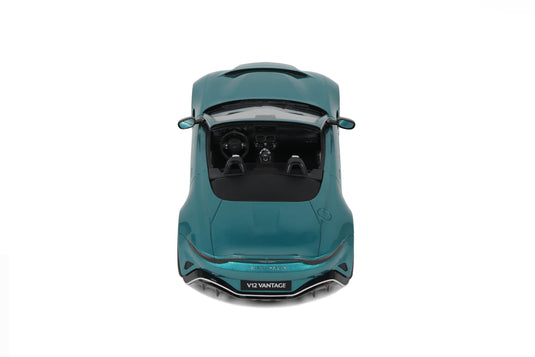Aston MARTIN V12 VANTAGE ROADSTER TAYOS TURQUOISE GT SPIRIT 1:18
