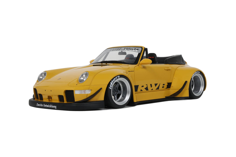 Load image into Gallery viewer, PORSCHE RWB BODYKIT NOHRA YELLOW 2023 GT SPIRIT 1:18
