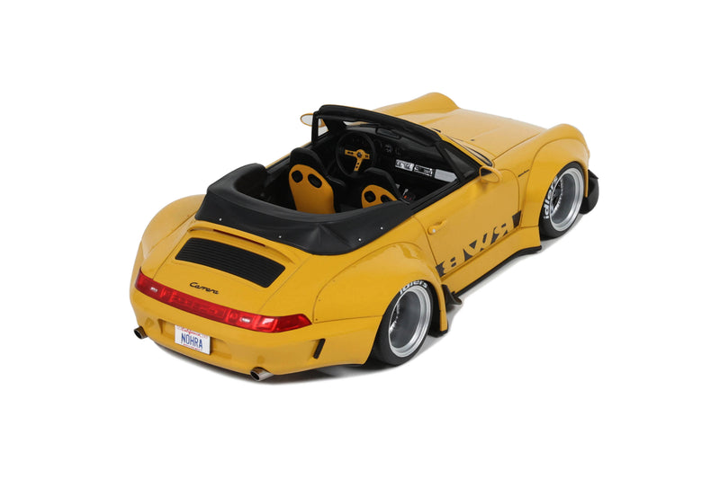 Load image into Gallery viewer, PORSCHE RWB BODYKIT NOHRA YELLOW 2023 GT SPIRIT 1:18
