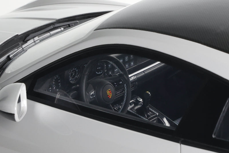 Laad de afbeelding in de Gallery-viewer, PORSCHE 992 GT3 TOURING GRIJS GT SPIRIT 1:12
