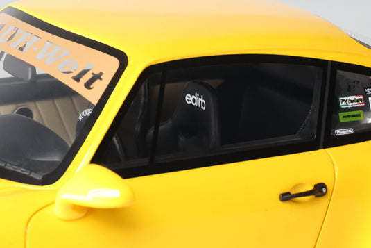 Porsche RWB QEEMA YELLOW 2024 GT SPIRIT 1:18
