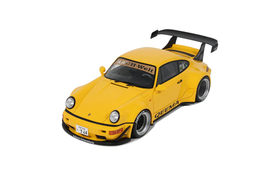 Porsche RWB QEEMA YELLOW 2024 GT SPIRIT 1:18