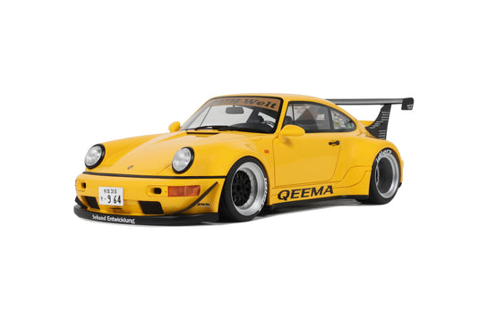 Porsche RWB QEEMA YELLOW 2024 GT SPIRIT 1:18