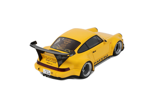 Porsche RWB QEEMA YELLOW 2024 GT SPIRIT 1:18