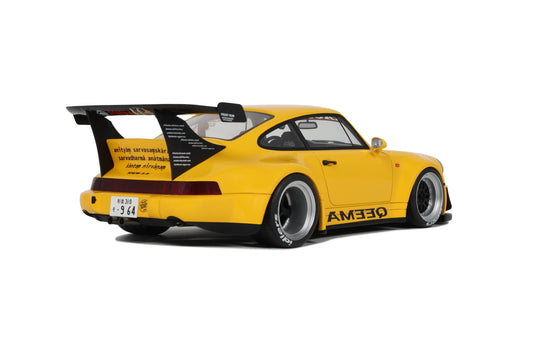 Porsche RWB QEEMA YELLOW 2024 GT SPIRIT 1:18