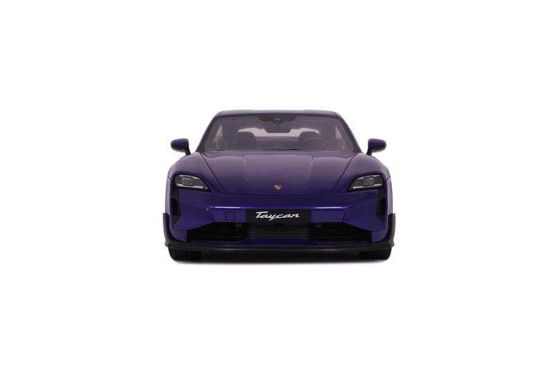 Laad de afbeelding in de Gallery-viewer, Porsche TAYCAN TURBO GT PAARS SKY METALLIC 2023 GT SPIRIT 1:18
