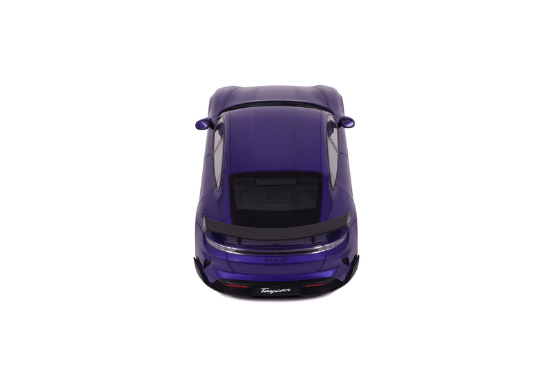 Laad de afbeelding in de Gallery-viewer, Porsche TAYCAN TURBO GT PAARS SKY METALLIC 2023 GT SPIRIT 1:18
