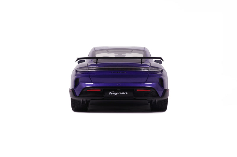 Laad de afbeelding in de Gallery-viewer, Porsche TAYCAN TURBO GT PAARS SKY METALLIC 2023 GT SPIRIT 1:18
