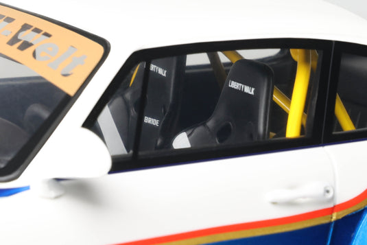 Porsche RWB X LIBERTY WALK WHITE/BLUE 2023 GT SPIRIT 1:18