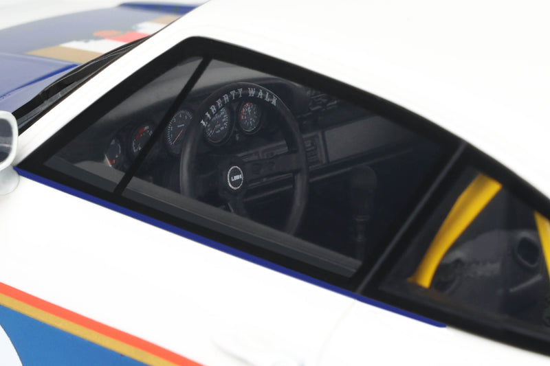 Load image into Gallery viewer, Porsche RWB X LIBERTY WALK WHITE/BLUE 2023 GT SPIRIT 1:18

