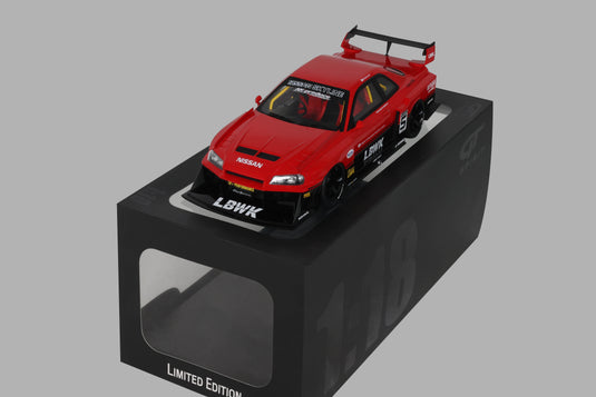 NISSAN SKYLINE R34 GT- R LB SUPER SILHOUETTE RED 2020 GT SPIRIT 1:18