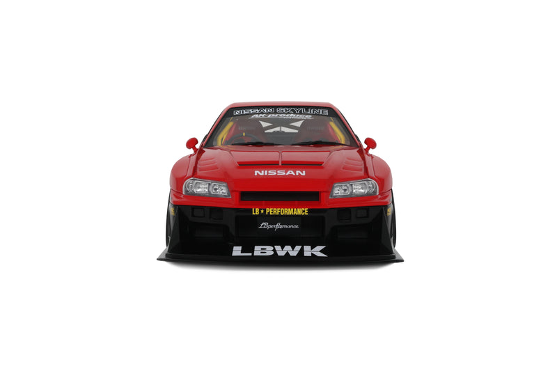 Load image into Gallery viewer, NISSAN SKYLINE R34 GT- R LB SUPER SILHOUETTE RED 2020 GT SPIRIT 1:18

