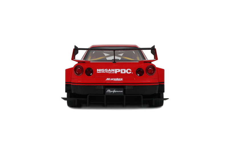 Load image into Gallery viewer, NISSAN SKYLINE R34 GT- R LB SUPER SILHOUETTE RED 2020 GT SPIRIT 1:18
