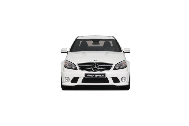 Load image into Gallery viewer, Mercedes-Benz C63 AMG DIAMOND WHITE 2007 GT SPIRIT 1:18
