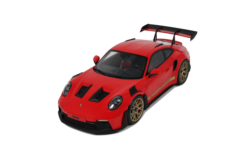 Laad de afbeelding in de Gallery-viewer, PORSCHE 911 (992) GT3 RS GUARDS ROOD 2021 GT SPIRIT 1:12
