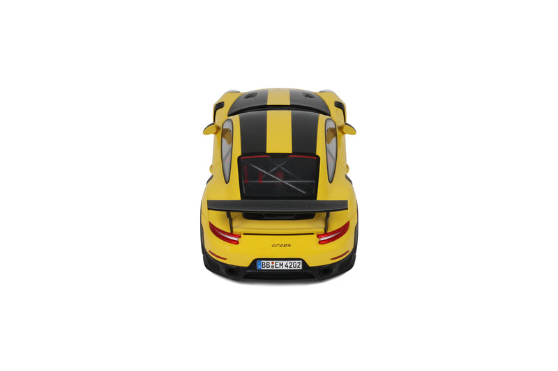 Load image into Gallery viewer, PORSCHE 911 [992.1] GTS2 RS NÜRBURGRING LAP RECORD YELLOW 2017 GT SPIRIT 1:18
