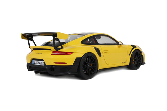PORSCHE 911 [992.1] GTS2 RS NÜRBURGRING LAP RECORD YELLOW 2017 GT SPIRIT 1:18