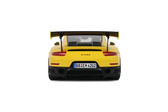 PORSCHE 911 [992.1] GTS2 RS NÜRBURGRING LAP RECORD YELLOW 2017 GT SPIRIT 1:18