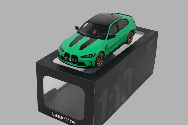 Chargez l'image dans la visionneuse de la galerie, BMW M3 CS SIGNAL VERT 2023 GT SPIRIT 1:18
