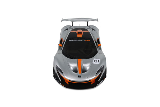 MCLAREN P1 GTR GRIS PEBBLE BEACH 2014 GT SPIRIT 1:8