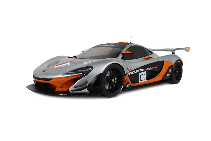 Chargez l'image dans la visionneuse de la galerie, MCLAREN P1 GTR GRIS PEBBLE BEACH 2014 GT SPIRIT 1:8
