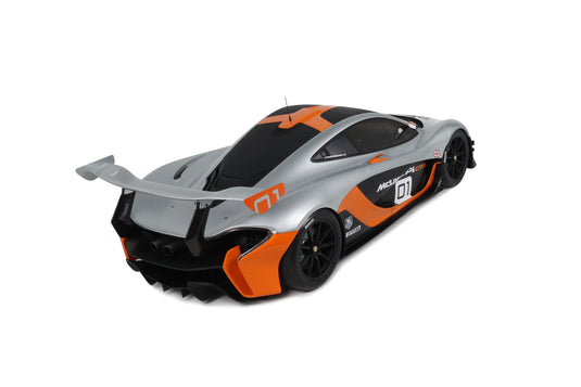 MCLAREN P1 GTR GRIS PEBBLE BEACH 2014 GT SPIRIT 1:8