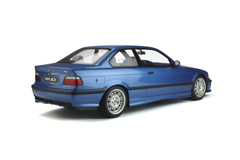 Laad de afbeelding in de Gallery-viewer, BMW M3 (E36) 3.2L COUPÉ 1995 BLAUW GT SPIRIT 1:8
