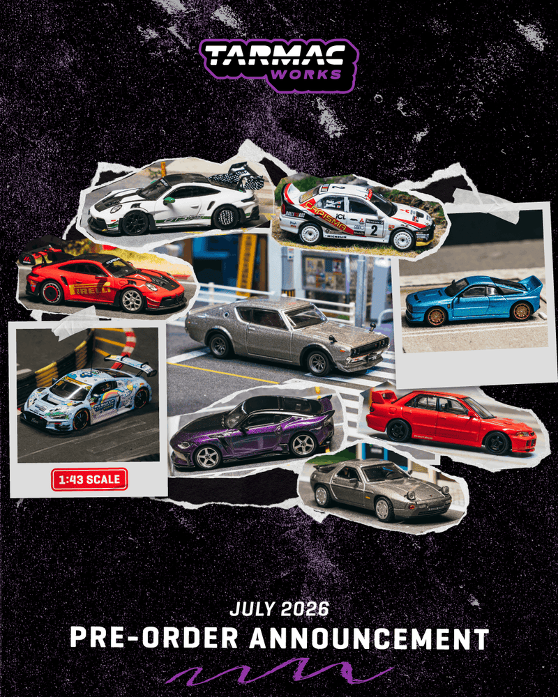 Chargez l'image dans la visionneuse de la galerie, PORSCHE GT3RS (992.1) MANTHEY RACING ROUGE 2025 TARMAC WORKS 1:64
