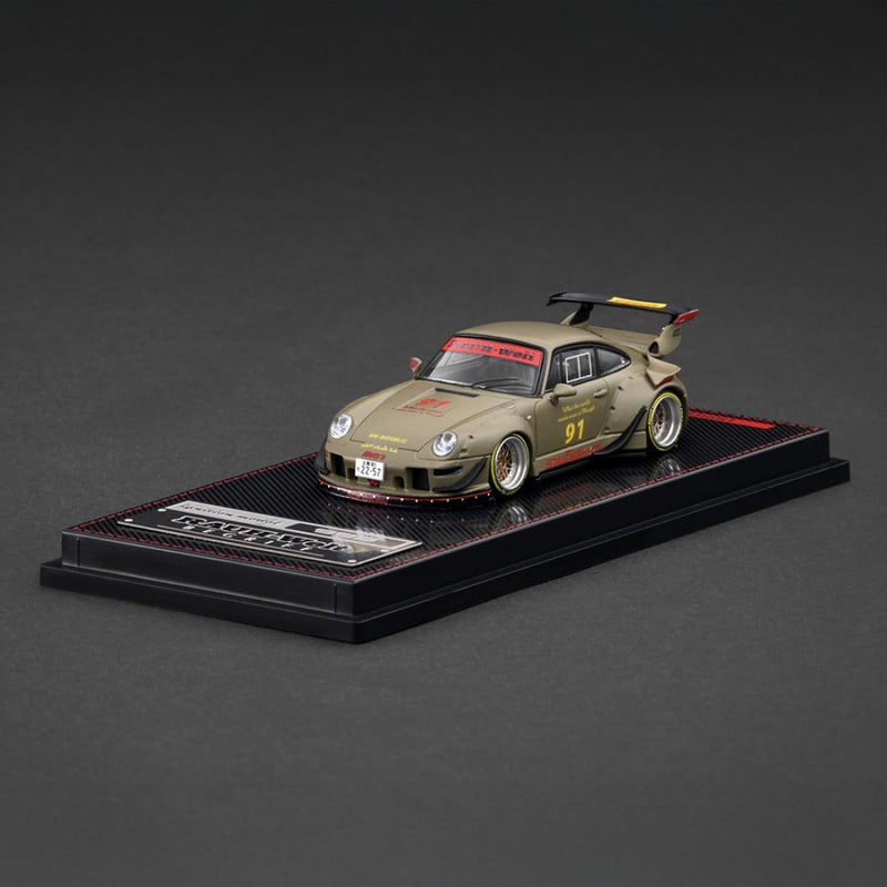 Chargez l'image dans la visionneuse de la galerie, PORSCHE RWB 993 VERT MAT IGNITION MODEL 1:64
