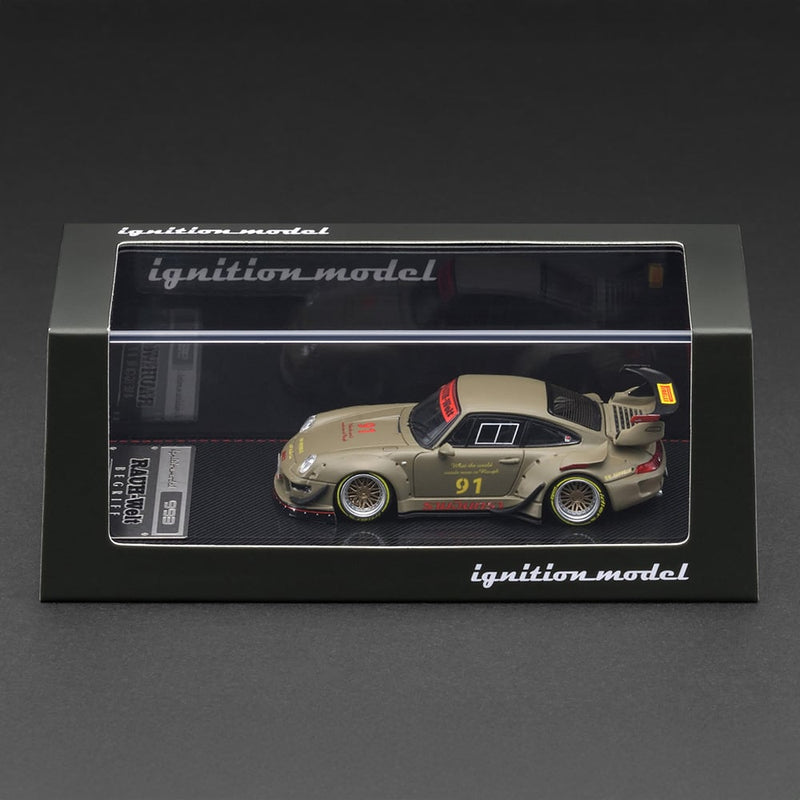 Chargez l'image dans la visionneuse de la galerie, PORSCHE RWB 993 VERT MAT IGNITION MODEL 1:64
