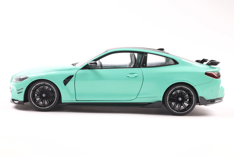 Laad de afbeelding in de Gallery-viewer, Bmw M4 PERFORMANCE SOLIDO WORKS TURKOOIS 2025 SOLIDO 1:18
