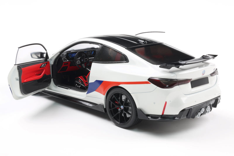 Load image into Gallery viewer, Bmw M4 PERFORMANCE PARTS WHITE &amp; M DECO 2025 SOLIDO 1:18
